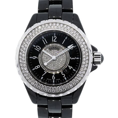 chanel watches for women black